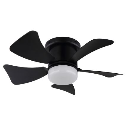 ZEVENTI - LED Hämardatav laeventilaator MUNDAKA LED/10W/230V 3000-6500K must + kaugjuhtimispult