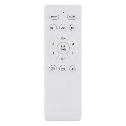ZEVENTI - LED Hämardatav laeventilaator MUNDAKA LED/10W/230V 3000-6500K must + kaugjuhtimispult
