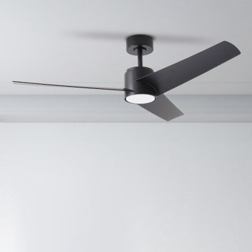 ZEVENTI - LED Hämardatav laeventilaator ORVIETO LED/18W/230V 3000-6000K Wi-Fi Tuya must + kaugjuhtimispult