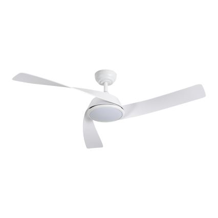ZEVENTI - LED hämardatav laeventilaator AERYS LED/24W/230V 3000/4000/6000K Wi-Fi Tuya valge + kaugjuhtimispult
