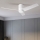 ZEVENTI - LED Laeventilaator BARROSA LED/18W/230V 3000/4000/6000K Wi-Fi Tuya valge + kaugjuhtimispult
