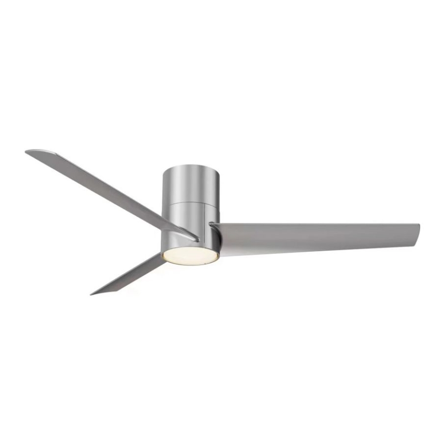 ZEVENTI - LED laeventilaator BARROSA LED/18W/230V 3000/4000/6000K Wi-Fi Tuya matistatud kroom + kaugjuhtimispult