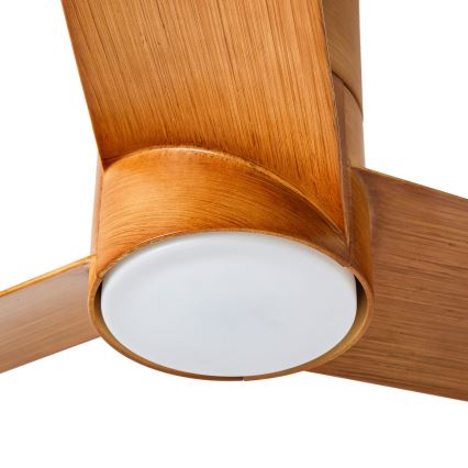 ZEVENTI - LED Laeventilaator BARROSA LED/18W/230V 3000/4000/6000K Wi-Fi Tuya pruun + kaugjuhtimispult
