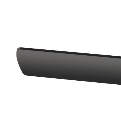 ZEVENTI - LED Laeventilaator BARROSA LED/18W/230V 3000/4000/6000K Wi-Fi Tuya must + kaugjuhtimispult