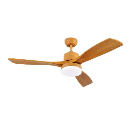 ZEVENTI - LED Hämardatav laeventilaator MARE LED/24W/230V 3000-6000K Wi-Fi Tuya tamm + kaugjuhtimispult