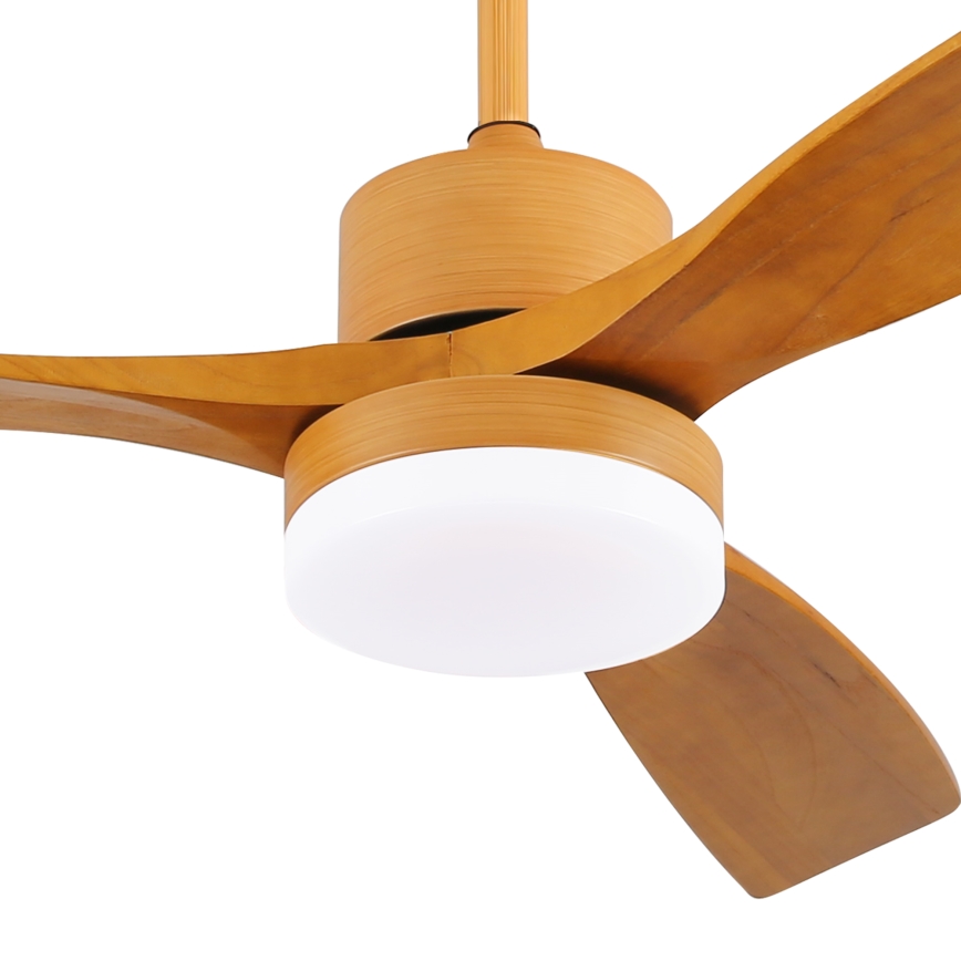 ZEVENTI - LED Hämardatav laeventilaator MARE LED/24W/230V 3000-6000K Wi-Fi Tuya tamm + kaugjuhtimispult