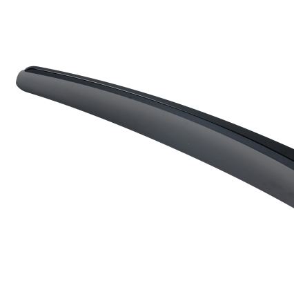 ZEVENTI - hämardatav LED-laeventilaator ORBITO LED/24W/230V 3000/4000/6000K Wi-Fi Tuya must + kaugjuhtimispult