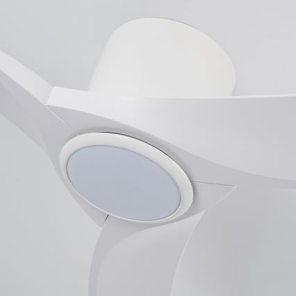 ZEVENTI - LED-hämardatav laeventilaator ORBITO LED/24W/230V 3000/4000/6000K Wi-Fi Tuya valge + kaugjuhtimispult