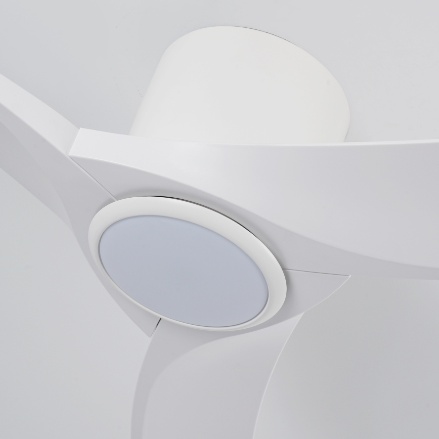 ZEVENTI - LED-hämardatav laeventilaator ORBITO LED/24W/230V 3000/4000/6000K Wi-Fi Tuya valge + kaugjuhtimispult