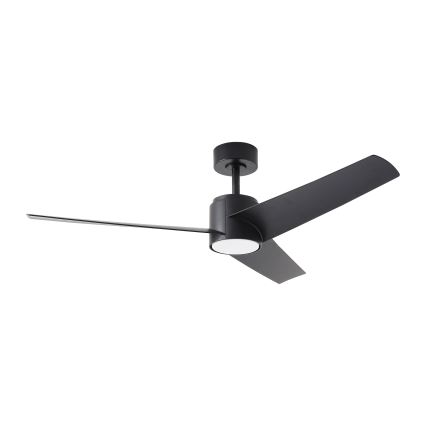ZEVENTI - LED Hämardatav laeventilaator ORVIETO LED/18W/230V 3000-6000K Wi-Fi Tuya must + kaugjuhtimispult