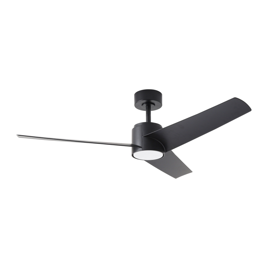 ZEVENTI - LED Hämardatav laeventilaator ORVIETO LED/18W/230V 3000-6000K Wi-Fi Tuya must + kaugjuhtimispult
