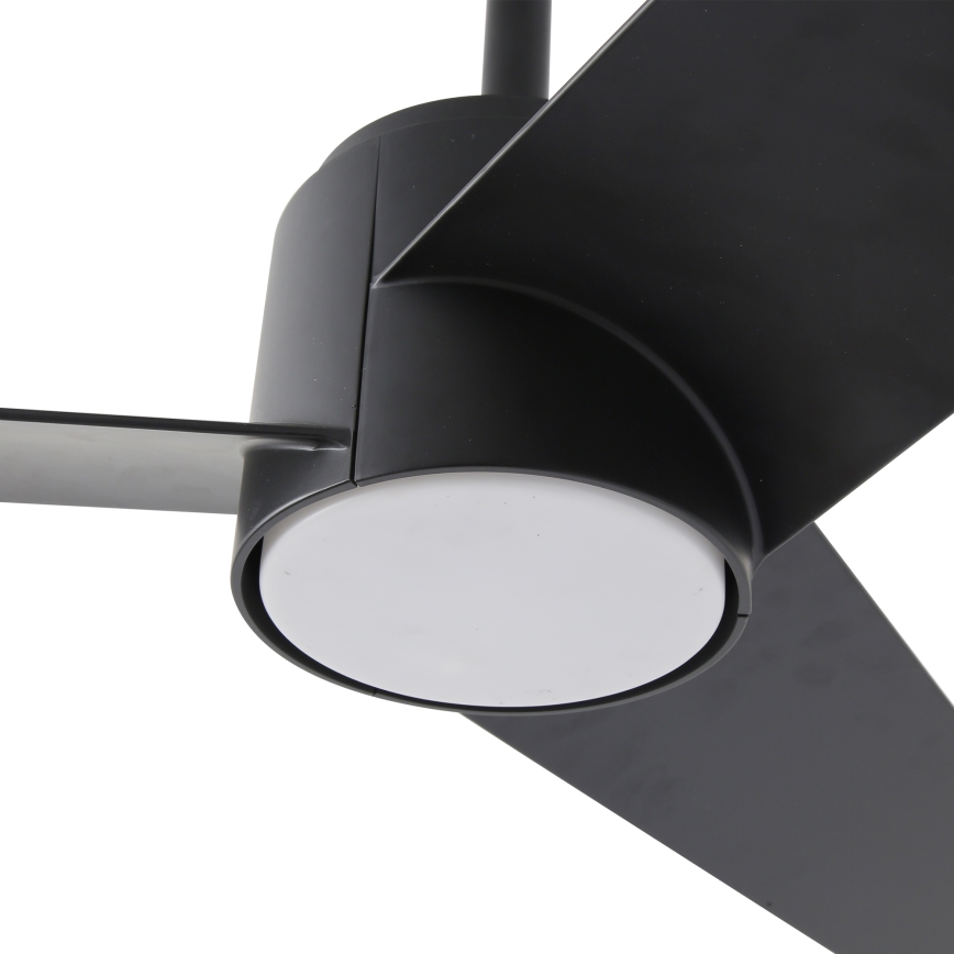 ZEVENTI - LED Hämardatav laeventilaator ORVIETO LED/18W/230V 3000-6000K Wi-Fi Tuya must + kaugjuhtimispult