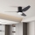ZEVENTI - LED Laeventilaator PADUA LED/18W/230V 3000-6000K Wi-Fi Tuya must + kaugjuhtimispult