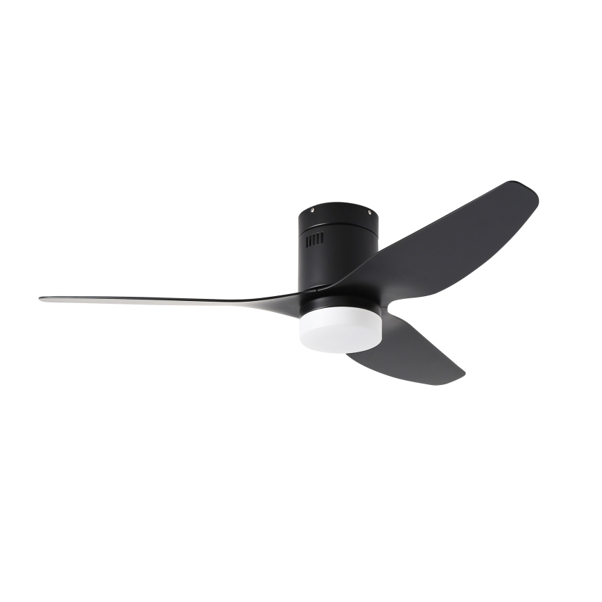 ZEVENTI - LED Hämardatav laeventilaator PADUA LED/18W/230V 3000-6000K Wi-Fi Tuya must + kaugjuhtimispult