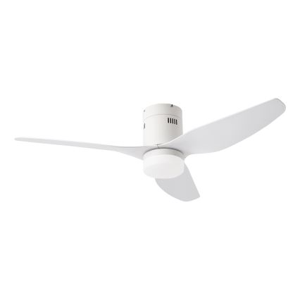 ZEVENTI - LED Hämardatav laeventilaator PADUA LED/18W/230V 3000-6000K Wi-Fi Tuya valge + kaugjuhtimispult
