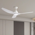 ZEVENTI - LED laeventilaator URBINO LED/20W/230V 3000/4000/6000K Wi-Fi Tuya valge + kaugjuhtimispult