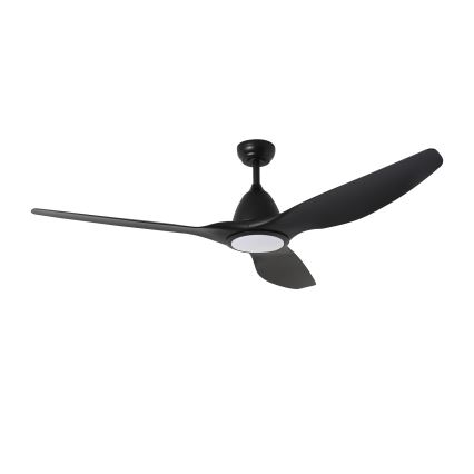 ZEVENTI - LED Hämardatav laeventilaator URBINO LED/20W/230V 3000-6000K Wi-Fi Tuya must + kaugjuhtimispult