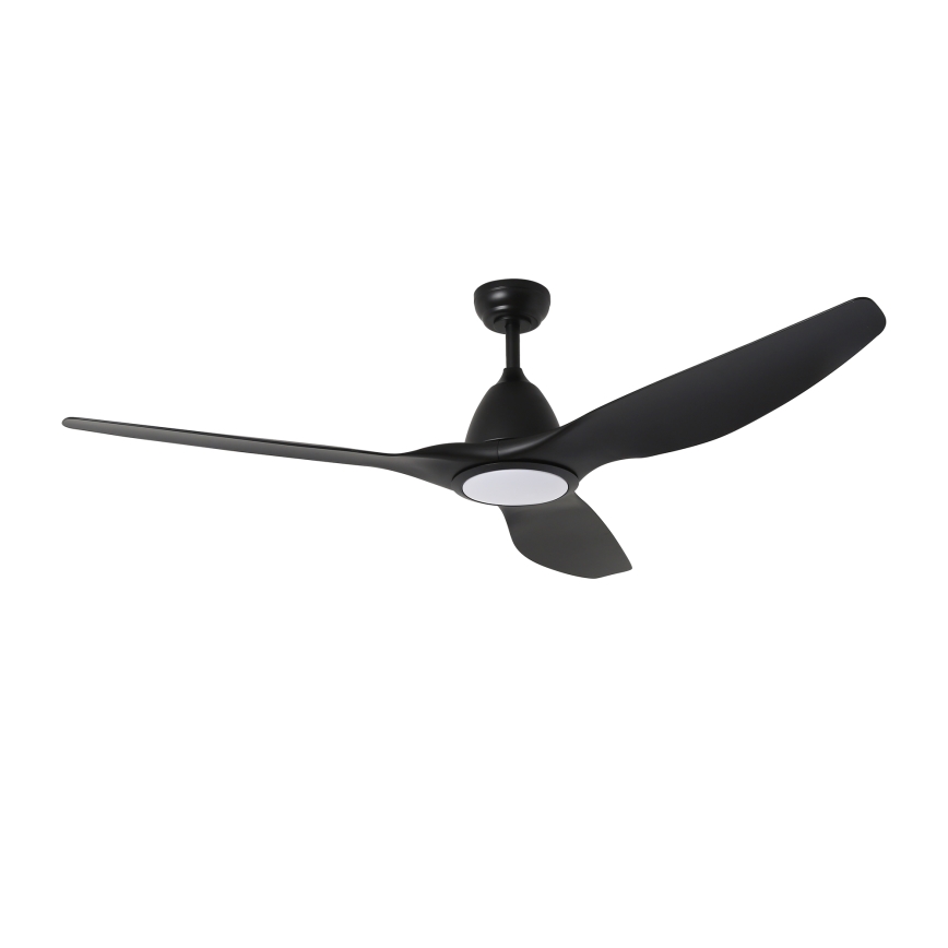 ZEVENTI - LED Hämardatav laeventilaator URBINO LED/20W/230V 3000-6000K Wi-Fi Tuya must + kaugjuhtimispult