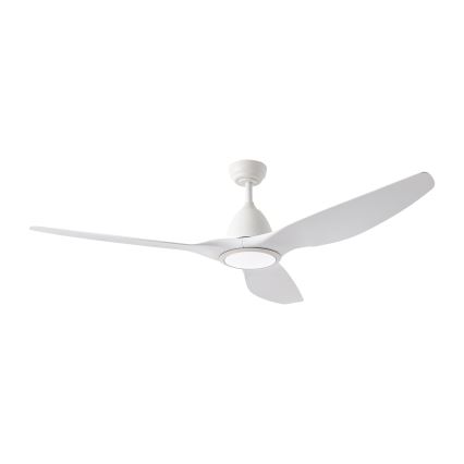 ZEVENTI - LED Hämardatav laeventilaator URBINO LED/20W/230V 3000-6000K Wi-Fi Tuya valge + kaugjuhtimispult