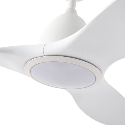 ZEVENTI - LED Hämardatav laeventilaator URBINO LED/20W/230V 3000-6000K Wi-Fi Tuya valge + kaugjuhtimispult