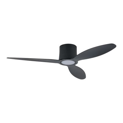 ZEVENTI - LED-hämardatav laeventilaator VENTORA LED/24W/230V 3000/4000/6000K Wi-Fi Tuya must + kaugjuhtimispult