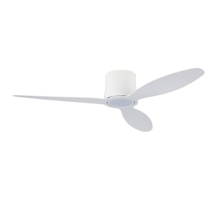 ZEVENTI - hämardatav LED-laeventilaator VENTORA LED/24W/230V 3000/4000/6000K Wi-Fi Tuya valge + kaugjuhtimispult