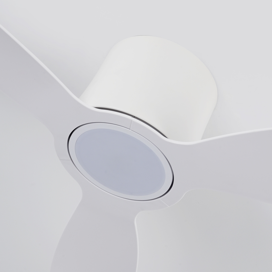 ZEVENTI - hämardatav LED-laeventilaator VENTORA LED/24W/230V 3000/4000/6000K Wi-Fi Tuya valge + kaugjuhtimispult