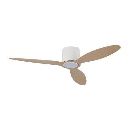 ZEVENTI - Hämardatav LED-laeventilaator VENTORA LED/24W/230V 3000/4000/6000K Wi-Fi Tuya valge/tamm + kaugjuhtimispult