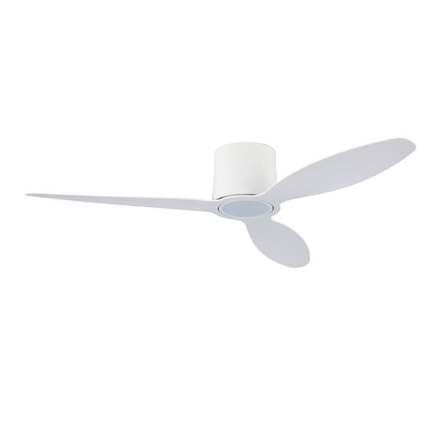 ZEVENTI - LED hämardatav laeventilaator VENTORA LED/24W/230V 3000/4000/6000K Wi-Fi Tuya valge + kaugjuhtimispult