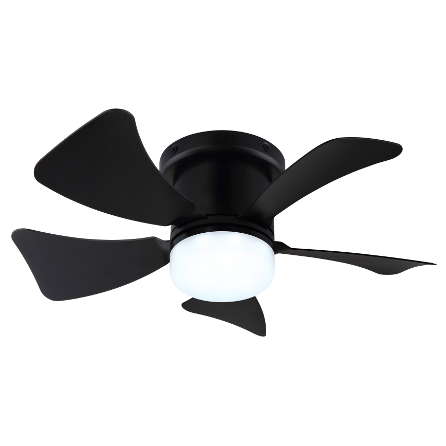 ZEVENTI - LED reguleeritav laeventilaator MUNDAKA LED/10W/230V 3000-6500K must + kaugjuhtimispult