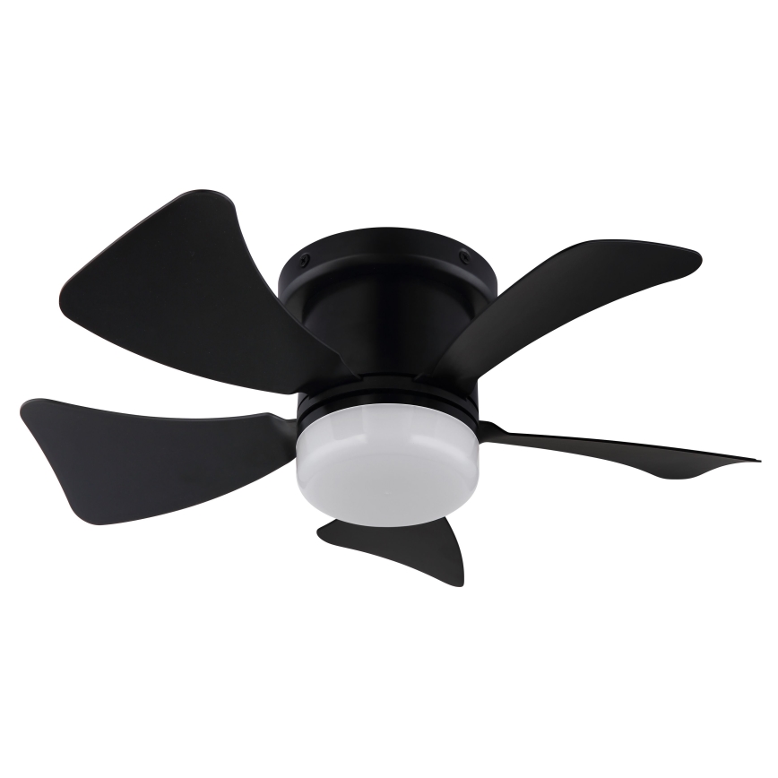 ZEVENTI - LED reguleeritav laeventilaator MUNDAKA LED/10W/230V 3000-6500K must + kaugjuhtimispult