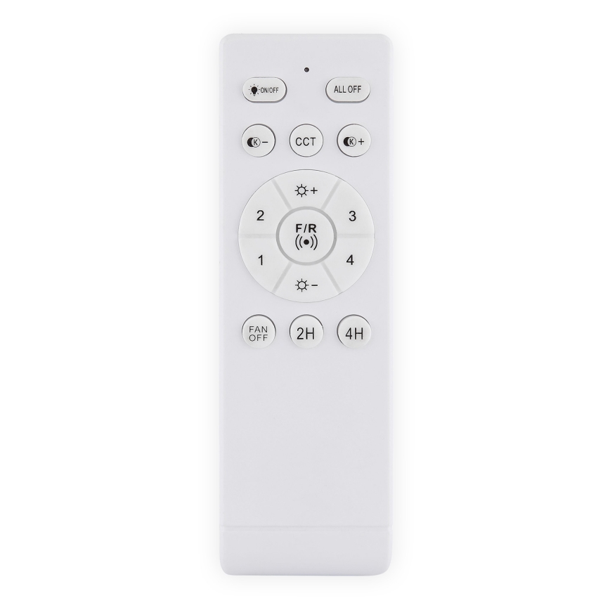 ZEVENTI - LED reguleeritav laeventilaator MUNDAKA LED/10W/230V 3000-6500K must + kaugjuhtimispult