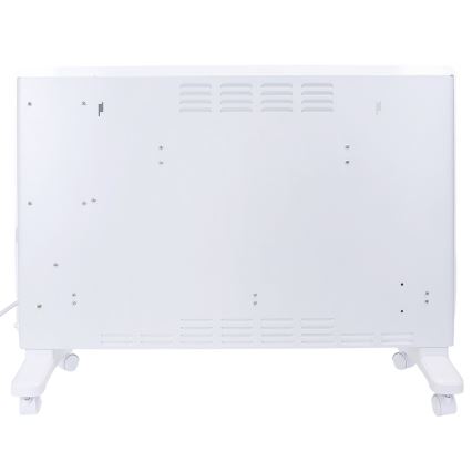 ZEVENTI - Nutikas seinale paigaldatav elektriline otseküte/konvektor LCD-ekraaniga 1000/2000W/230V Wi-Fi valge