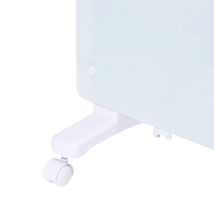 ZEVENTI - Nutikas seinale paigaldatav elektriline otseküte/konvektor LCD-ekraaniga 1000/2000W/230V Wi-Fi valge