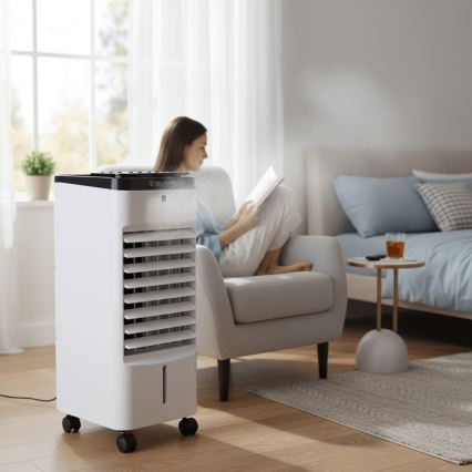 ZEVENTI - Õhujahuti ARCTIC 60W/230V must/valge + kaugjuhtimispult