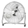 ZEVENTI - Põrandaventilaator FLOW 100W/230V, läbimõõt 54 cm, läikiv kroom