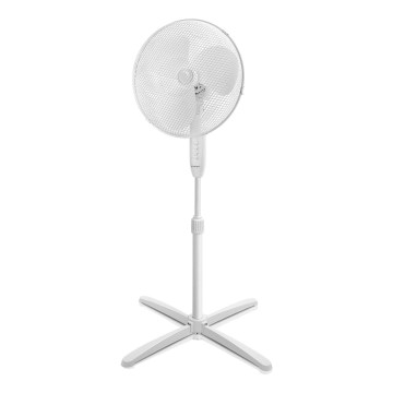 ZEVENTI - põrandaventilaator FLOW, 40 W/230 V, 123 cm, valge