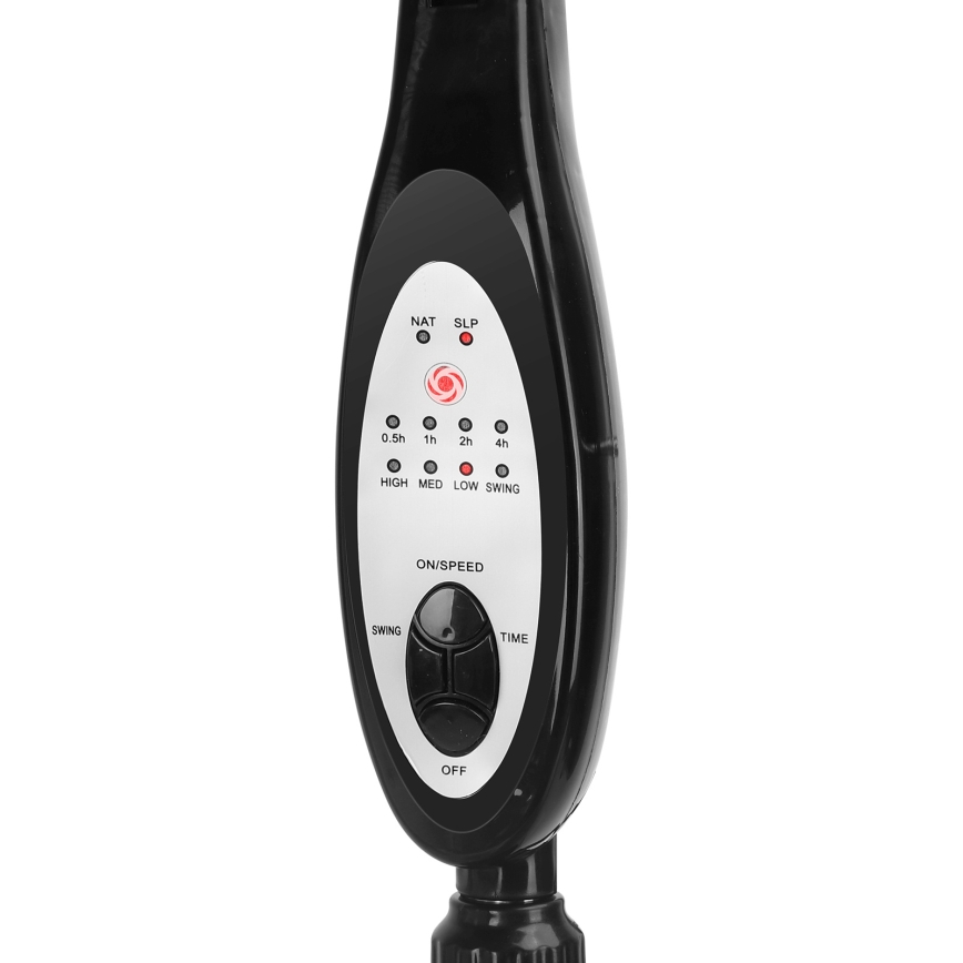ZEVENTI - Põrandaventilaator FLOW 55W/230V, 130 cm, must + kaugjuhtimispult