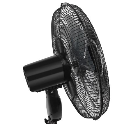 ZEVENTI - Põrandaventilaator FLOW 55W/230V, 130 cm, must + kaugjuhtimispult