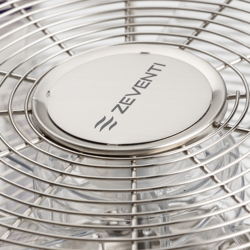 ZEVENTI - Seinale paigaldatav ventilaator FREEZE 50W/230V, Ø 45 cm, mati kroom + kaugjuhtimispult