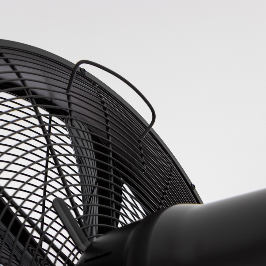 ZEVENTI - seinale kinnitatav ventilaator FREEZE 50W/230V Ø 45 cm must + kaugjuhtimispult