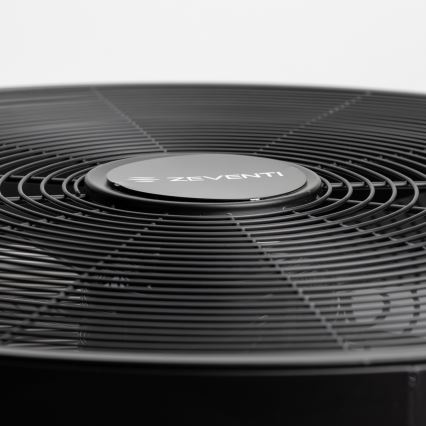 ZEVENTI - seinale kinnitatav ventilaator FREEZE 50W/230V Ø 45 cm must + kaugjuhtimispult