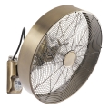 ZEVENTI - Seinale paigaldatav ventilaator FANNY 50 W/230 V pronks + kaugjuhtimispult