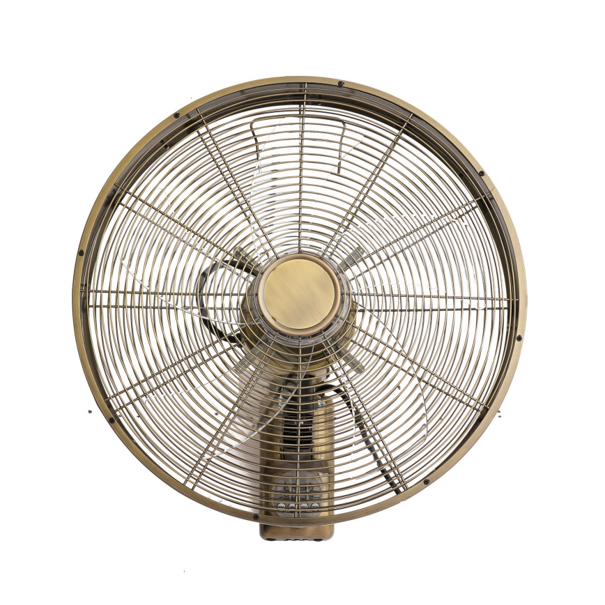ZEVENTI - Seinale paigaldatav ventilaator FANNY 50 W/230 V pronks + kaugjuhtimispult