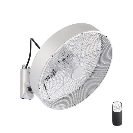 ZEVENTI - seinale paigaldatav ventilaator FANNY 50W/230V mattkroom + kaugjuhtimispult