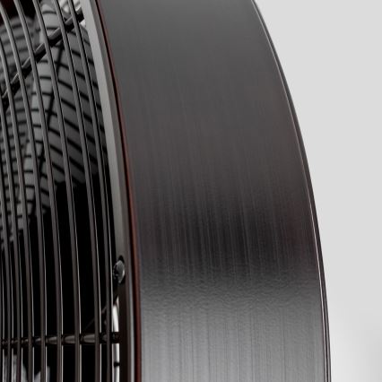 ZEVENTI - seinale paigaldatav ventilaator FREEZE 50W/230V läbimõõduga 45 cm must/pruun + kaugjuhtimispult