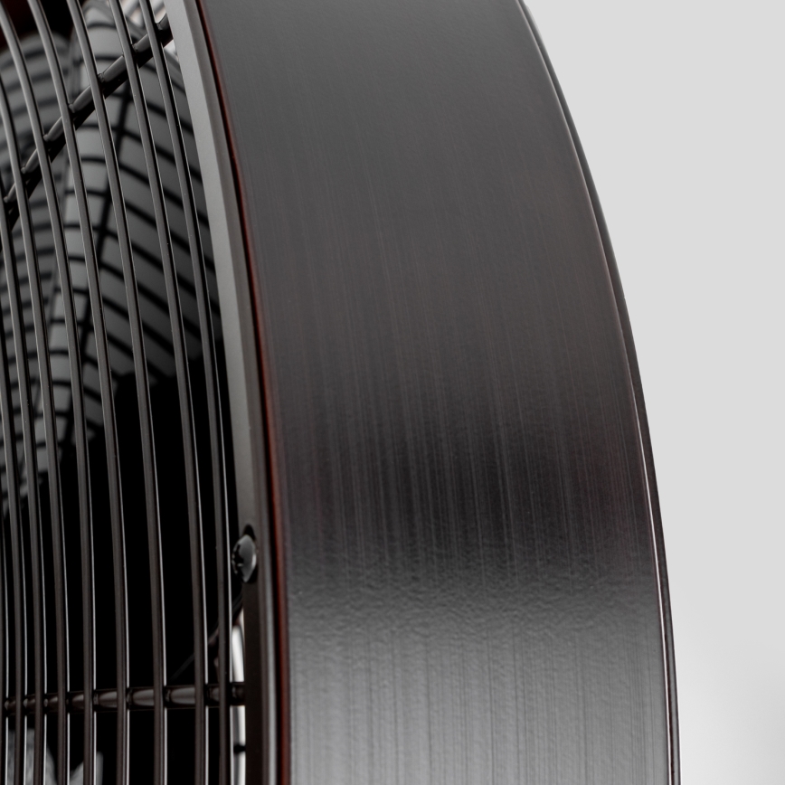 ZEVENTI - seinale paigaldatav ventilaator FREEZE 50W/230V läbimõõduga 45 cm must/pruun + kaugjuhtimispult