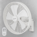 ZEVENTI - Seinale paigaldatav ventilaator FREEZE 50W/230V Ø 45 cm valge + kaugjuhtimispult