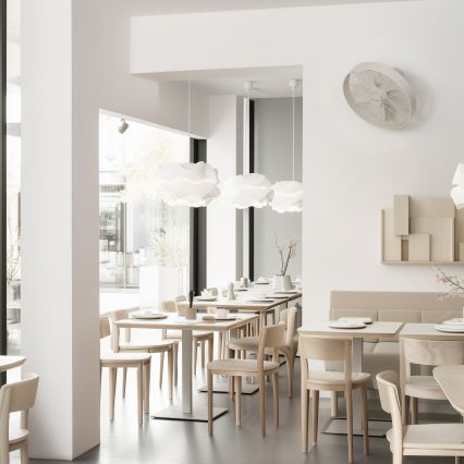ZEVENTI - Seinale paigaldatav ventilaator FREEZE 50W/230V Ø 45 cm valge + kaugjuhtimispult