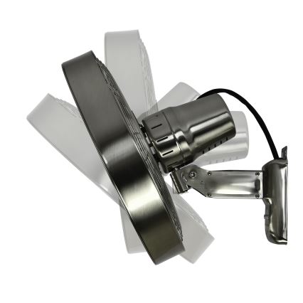 ZEVENTI - Seinaventilaator FREEZE 50W/230V d. 40 cm matt kroom + kaugjuhtimispult